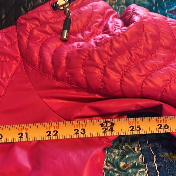 JAMIE SADOCK  quilted pink / black zip jacket. XL. Excellent condition - Picture 8 of 14